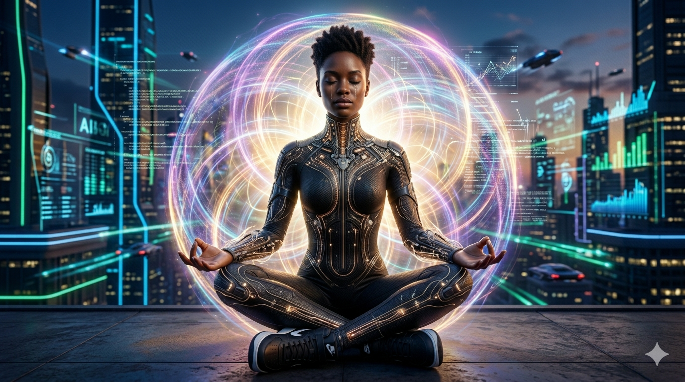 smart cities futur technologie conscience humaine méditation équilibre intérieur